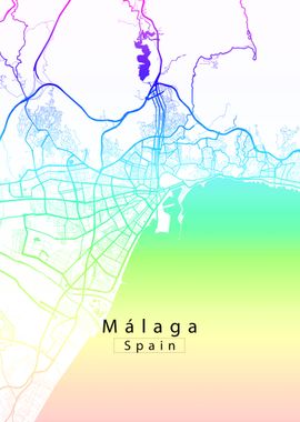 Malaga City Map