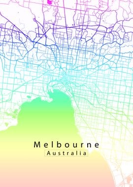 Melbourne City Map