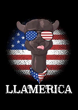 Patriotic Llama USA