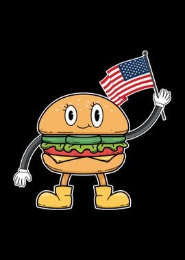 USA Burger 4th July