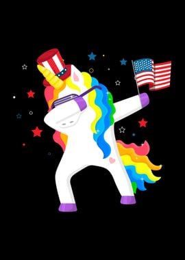 Dabbing Unicorn USA