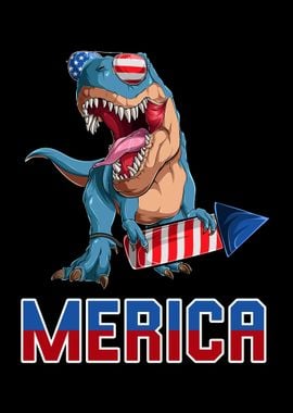 Patriotic Trex 4th of July