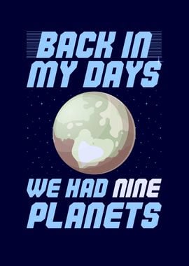 Back Days Nine Planets