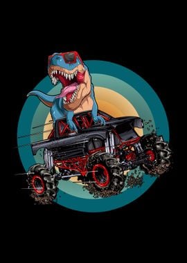 Retro Trex Monster Truck