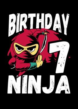 Cool 7th birthday ninja