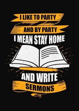 Funny Sermon Pastor Design