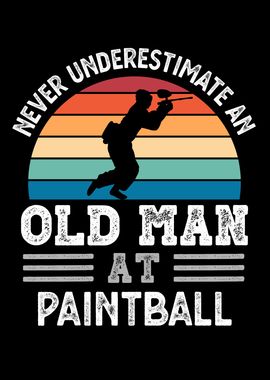 Old Man at Paintball