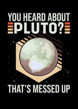 Planet Pluto Retro