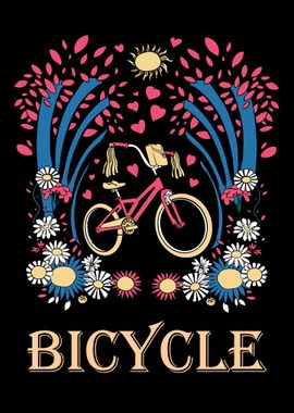 Bicycle with Flowers