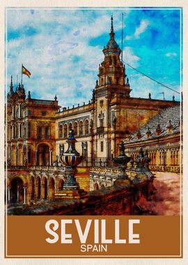 Travel Art Seville Spain