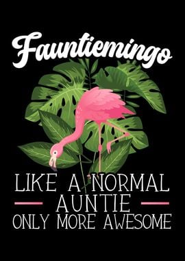 Fauntiemingo Pink Flamingo