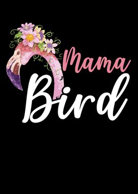 Mama Bird Pink Flamingo