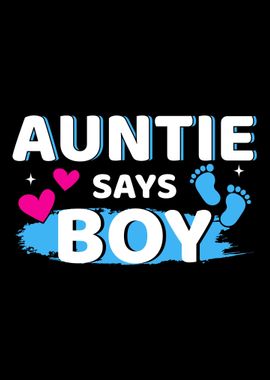 Gender reveal auntie says