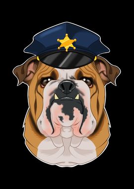 Police English Bulldog