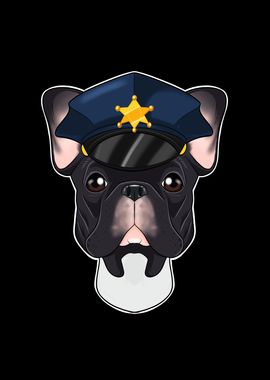 Police French Bulldog