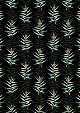 Floral Bush Cane Pattern