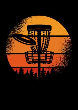 Disc golf retro sun