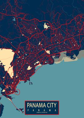 Panama City Map Hope