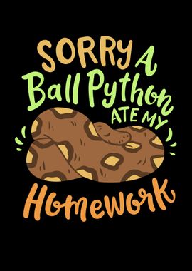 Ball Python Ate My