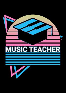 Music Teacher Retro