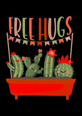 Cactus Hugs Funny