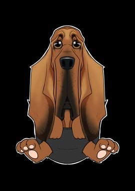 Bloodhound Puppy In Pocket