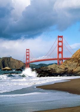 Golden Gate Bridge Beach