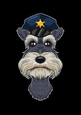 Police Miniature Schnauzer