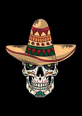 Skull Cinco de Mayo