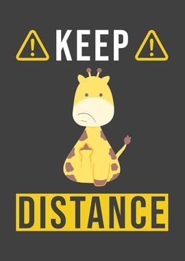 Keep Distance Saying With