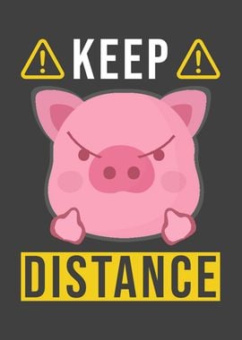 Keep Distance Saying With