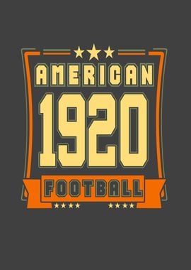 American 1920 football