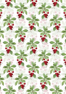 Floral Cherry Pattern