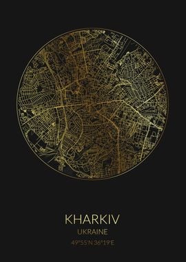 Kharkiv Black Gold Map