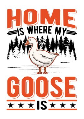 Goose Geese Farmer