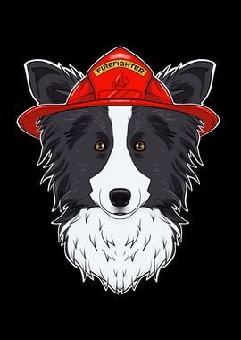 Firefighter Border Collie