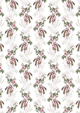 Floral Judas Tree Pattern