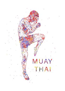 Man muay thai boxing 