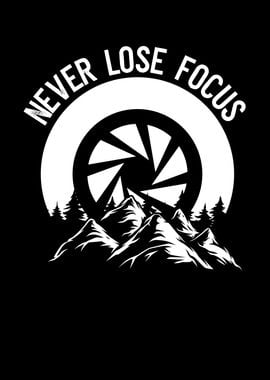 Never lose focus camera