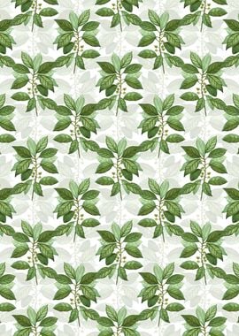 Floral Redbay Pattern