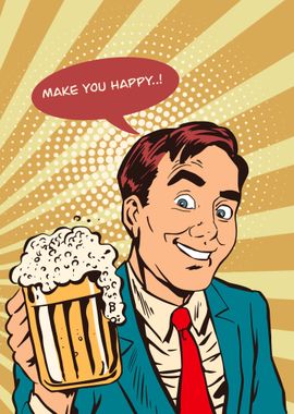 Beer make you happy