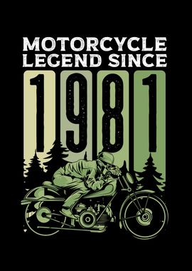 Motorcycle legend 1981