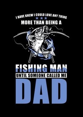 Angler Fishing Dad Father