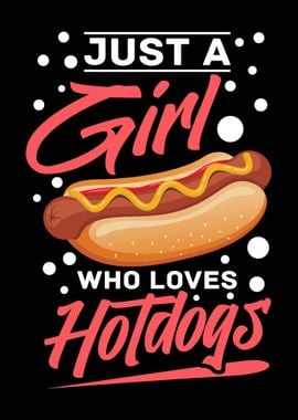 Girl Hotdog Fast Food