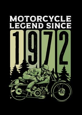 Motorcycle legend 1972