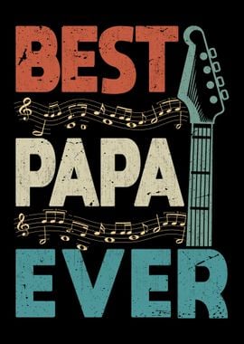 Guitar Papa Musician Dad