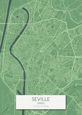 Seville Green Map