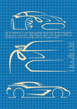 Hyper car blueprint