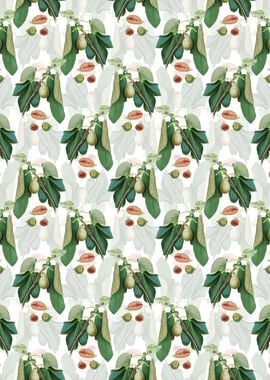 Floral Monaco Fig Pattern