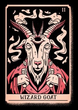 Tarot Goat Wizard Magician